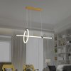 Černé závěsné LED svítidlo designové 86cm 16W