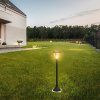 Černá LED zahradní solární lampa 930mm 2W IP65