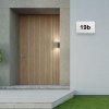 Bílé LED nástěnné svítidlo s číslem domu 12W IP65