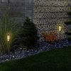 Solární zahradní LED svítidlo zapichovací s imitací plamene 1W, balení 4ks