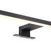 Černé LED svítidlo nad zrcadlo Marlee 9W