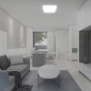Bílé přisazené LED svítidlo čtvercové 420x420mm 48W IP44 Premium