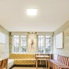 Bílé přisazené LED svítidlo čtvercové 295x295mm 18W IP44 Premium s pohybovým MW čidlem a DO