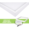 Bílý přisazený LED panel s rámečkem 60 x 60cm 16-35W Premium