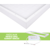 Bílý přisazený LED panel s rámečkem 30 x 120cm 16-35W UGR Projekt