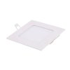 Bílý vestavný LED panel hranatý 120 x 120mm 9W 24V RGB+CCT