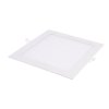 Bílý vestavný LED panel hranatý 225 x 225mm 27W 24V RGB+CCT