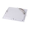 Bílý vestavný LED panel hranatý 225 x 225mm 27W 24V RGB+CCT