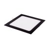 Černý vestavný LED panel hranatý 174 x 174mm 18W 24V RGB+CCT