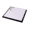 Černý vestavný LED panel hranatý 300 x 300mm 36W 24V RGB+CCT