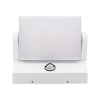 Bílé fasádní LED svítidlo náklopné s pohybovým čidlem 17W IP65