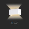 Bílé fasádní LED svítidlo obdelníkové 24W IP65
