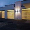 Šedé fasádní LED svítidlo obdelníkové 24W IP65