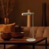 Bílá LED stolní nabíjecí magnetická lampa 3v1 3W