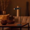 Černá LED stolní nabíjecí magnetická lampa 3v1 3W