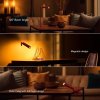 Červená LED stolní nabíjecí magnetická lampa 3v1 3W