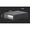 Černé fasádní LED svítidlo obdelníkové 4W IP65