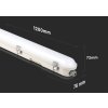 LED prachotěsné svítidlo s nouzovým modulem 120cm 36W 120lm/W