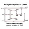T spojka pro vestavnou 3F lištu