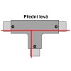 T spojka predni leva