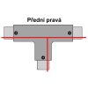 T spojka predni prava