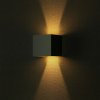 Šedé fasádní LED svítidlo hranaté 11W IP65