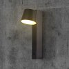 Černé nástěnné LED svítidlo kuželové s USB portem 8W