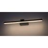 Černé LED svítidlo nad zrcadlo Nabil 15W polohovatelné