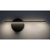 Černé LED svítidlo nad zrcadlo Sabira 6W