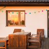 Dekorativní solární LED světelný řetěz Titu 4,3m 8x LED 0,48W IP44