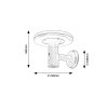 Antracitové fasádní solární LED svítidlo s pohybovým čidlem Alaska 10W IP44