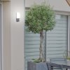 Antracitové fasádní LED svítidlo s pohybovým čidlem Ecuador 11W IP54