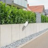 Chromové fasádní svítidlo s pohybovým čidlem Inox Torch pro žárovku E27