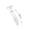 Chromové fasádní svítidlo s pohybovým čidlem Inox Torch pro žárovku E27