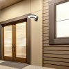 Černé fasádní solární LED svítidlo s pohybovým čidlem Certovo 4W IP44