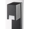 Černá zahradní lampa Cernon pro žárovku GU10 80cm