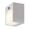 Bílé fasádní LED svítidlo s pohybovým čidlem Balimo 12W IP44