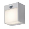 Bílé fasádní LED svítidlo s pohybovým čidlem Balimo 12W IP44