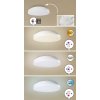 Bílé stropní LED svítidlo s pohybovým čidlem Zenon 280mm 24W IP54 CCT