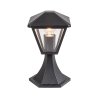 Černá zahradní lampa Paravento pro žárovku E27 29cm