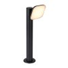 Černé zahradní LED sloupkové svítidlo Odiel náklopné 12W IP44 50cm