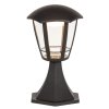 Černá zahradní LED lampa Sorrento 8W IP44 30cm