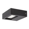 Černé fasádní LED svítidlo Ganges 7W IP65