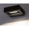 Černé fasádní LED svítidlo Ganges 7W IP65