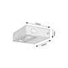 Černé fasádní LED svítidlo Ganges 7W IP65
