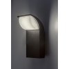 Černé fasádní LED svítidlo Hongkong 9W IP65