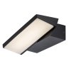 Černé fasádní LED svítidlo Senica 13W IP65