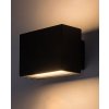 Černé fasádní LED svítidlo Mataro 7W IP54