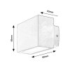Bílé fasádní LED svítidlo Mataro 7W IP54