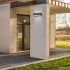 Černé fasádní LED svítidlo Halden 9W IP65